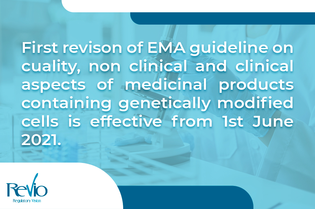 En este momento estás viendo First revision of EMA guideline on quality, non-clinical and clinical aspects of medicinal products containing genetically modified cells