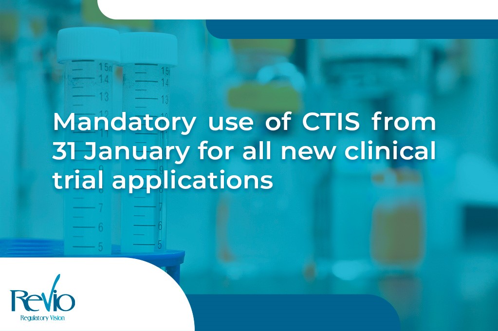 En este momento estás viendo Mandatory use of CTIS from 31 January 2023 for all new clinical trial applications